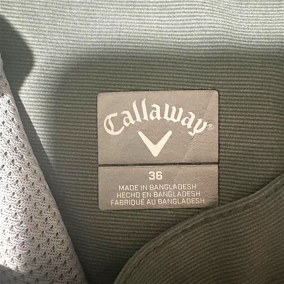 Callaway Stretch Active Waistband Golf Shorts Mens Size 36 Sage Green 9" Inseam‎ - Picture 3 of 9